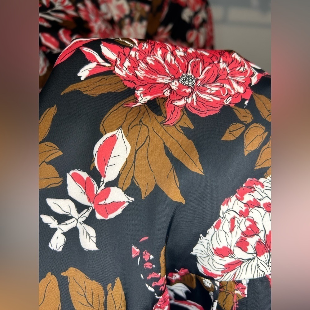 Zara Mini Floral Print Dress NWT - Picture 12 of 13
